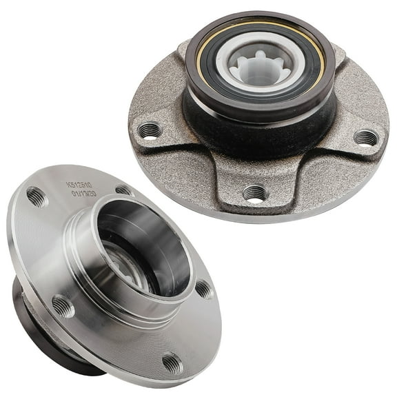 Detroit Axle - Rear 2pc Wheel Bearing Hubs for 2013-2016 Dodge Dart, 2 Wheel Bearing and Hubs Assembly 2013 2014 2015 2016 Replacement