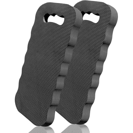 Thick Kneeling Pad Black, 2-Pack Waterproof Garden Knee Pads, Multi-Functional Kneeler Pad