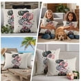 thumbnail image 5 of Halloween Pink Pumpkins Outdoor Waterproof Pillow Covers, Fall Evil Bat Vintage Decorative Square Throw Pillowcase Sofa Cushion Sham for Patio/Couch/Chair, 20"x20" 2 Pack, 5 of 8