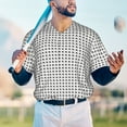 thumbnail image 4 of Fotbe Airplane Baseball Jersey Shirt for Men and Women, Casual Short Sleeves Button Down T-Shirt-3X-Large, 4 of 9