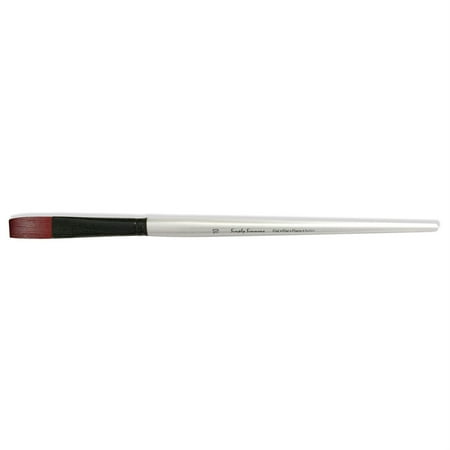 UPC: 0038372014004 | Robert Simmons Simply Simmons Extra-Firm Synthetic Long Handle Brush Flat 10