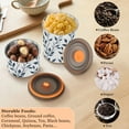 thumbnail image 6 of Blue Branch Leaves Airtight Coffee Bean Canister 30oz Food Storage Containers with Lids For Gournd, Tea, Sugar, Flour, Rice, Cereal, Candy Cookie Jar, 6 of 8