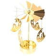 thumbnail image 3 of Rotatable Candlestick Decorative Iron Candle Holder Party Candle Holder, 3 of 9