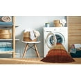 thumbnail image 2 of Ahgly Company Machine Washable Indoor Square Abstract Tomato Red Area Rugs, 7' Square, 2 of 7