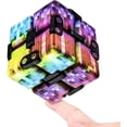 thumbnail image 1 of Infinity Cube Fidget Toy Stress Relieving Fidgeting Game for Kids and Adults,Cute Mini Unique Gadget for Anxiety Relief and Kill Time (Purple), 1 of 7