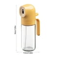 thumbnail image 3 of Kitchen Oil Spray Bottle, Household Cooking Oil Sprayer, Leak Proof Glass Oil Dispenser, Fine Mist Atomizer, Portable and Convenient for Cooking, 3 of 6