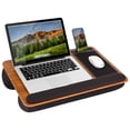 thumbnail image 1 of Escritorio portátil LapGear Home Office Pro con reposamuñecas Espresso, 1 of 6