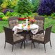 thumbnail image 4 of Thickened Outdoor Chair Cushion Printed Seat Cushion For Patio Sitting 17x17/17x21in 2 Pcs Pack, 4 of 5
