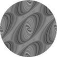 thumbnail image 1 of Ahgly Company Machine Washable Indoor Round Transitional Grey Gray Area Rugs, 6' Round, 1 of 7