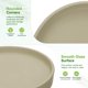 thumbnail image 2 of Uxcell 2-Pack Bandejas de Cerámica para Plantas, Bandejas de Goteo para Macetas de 5.3 Pulgadas ID, Bandeja de Goteo para Macetas [5.9 Pulgadas OD, Gris Oscuro], 2 of 6