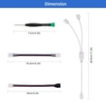 thumbnail image 2 of Kit de Conector de Luz LED MAOXWY RGB 5050 Clips y Herramientas, 2 of 7