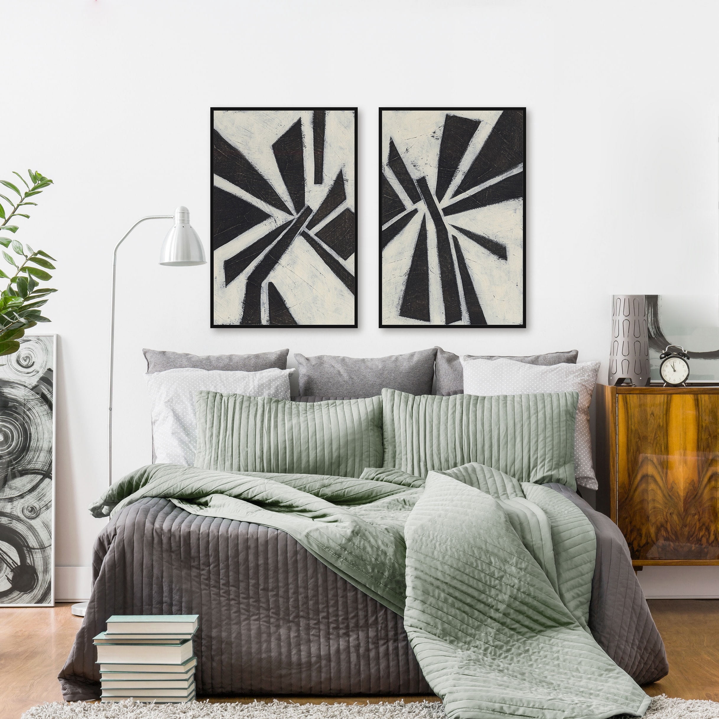 Pinwheel Diptych