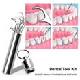 thumbnail image 5 of Flossing Metal Toothpicks Set Reusable Toothpicks Portable Toothpick Floss Teeth Cleaner Oral Care Cleaning Tools,b, 5 of 5