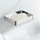 thumbnail image 4 of Caja de jabón de acero inoxidable montada en la pared - Estante perforado para drenaje para baño, cocina o lavandería - 13x9x3cm - Negro, blanco o plateado, 4 of 6