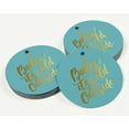 thumbnail image 3 of Inkdotpot Real Gold Foil Baby It's Cold Outside Baby Shower Tags Favor Hang Paper Tags 100 Pieces, 3 of 6