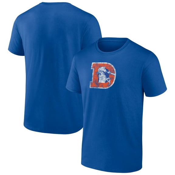 Men's Royal Denver Broncos Throwback T-Shirt