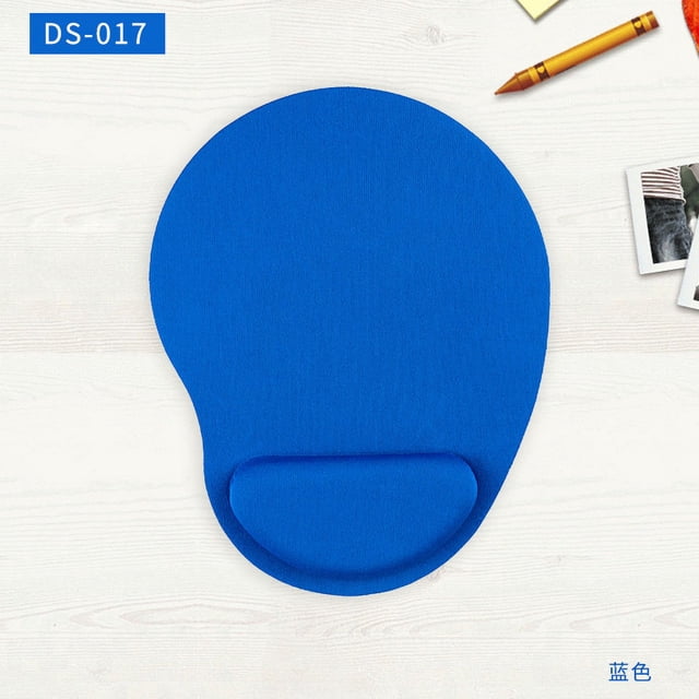 Namzi Ergonomic Mouse Pad with Wrist Rest Support, Mousepad with Comfortable Gel Wrist and Non-Slip PU Base for Pain Relief, Computer, Laptop, Office, Home (Blue)