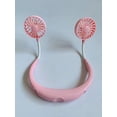 thumbnail image 2 of Ventilador de cuello portátil WEIHJMXG recargable por USB rosa, 2 of 5