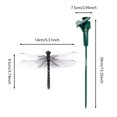 thumbnail image 2 of CJiaWei Clip Realistic PVC Garden Stakes Solar Powered Rotating Dragonflies Garden Stake Weather Ornaments, 2 of 4