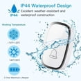 thumbnail image 2 of Betterlife Wireless Doorbell, 300 Meters Range Waterproof Door Bell, Wireless Ch, 2 of 4