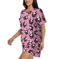 thumbnail image 2 of Xecao Cute Panda print Swimsuit for women, Summer-ready, sporty style.Quick-dry fabric. Many sizes & colors., 2 of 9