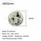 thumbnail image 5 of Placa de luz LED de 3 a 24 W, fuente de luz descendente con bombilla de CA de 220 V sin controlador, blanca cálida, accesorio de placa de lámpara de reequipamiento DIY, 5 of 5