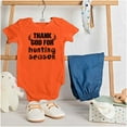 thumbnail image 3 of Thank God For Hunting Season Sport Romper Boys or Girls Infant Baby Brisco Brands 12M, 3 of 6