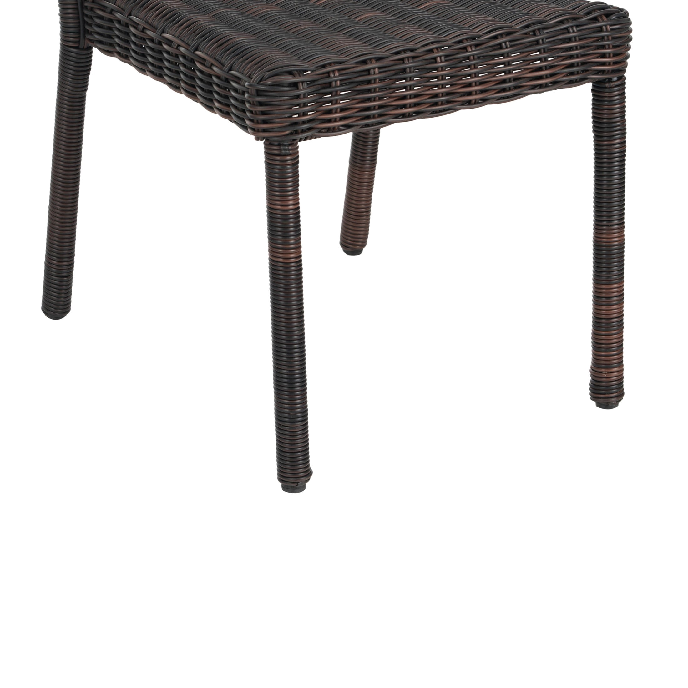Christopher Knight Home 7-Piece Outdoor Dining Set, Extendable Acacia Table with Wicker Chairs, Teak+Brown