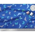 thumbnail image 3 of Soimoi Blue Moss Georgette Fabric Butterflies Butterfly Fabric Prints By Yard 42 Inch Wide, 3 of 3