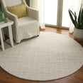 thumbnail image 2 of SAFAVIEH Ebony Garret Geometric Area Rug, Ivory/Beige, 6' x 6' Round, 2 of 10