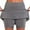 Grey, variant on Women's 20" Knee Length Skorts Skirts UPF50+ Athletic Tennis Golf Skirt for Women Casual Summer Skirts