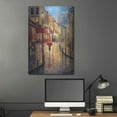 thumbnail image 5 of Luxe Metal Art 'Montmartre Evening' by Haixia Liu, Metal Wall Art, 24"x36", 5 of 7