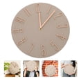 thumbnail image 4 of Reloj de pared redondo silencioso con pilas para sala de estar, 4 of 7