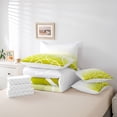 thumbnail image 6 of jejeloiu Modern Geometric Circle 7-Piece Bedding Comforter Set,White Yellow Ombre King Bedding Sets For Girls Kids Reversible, 6 of 8