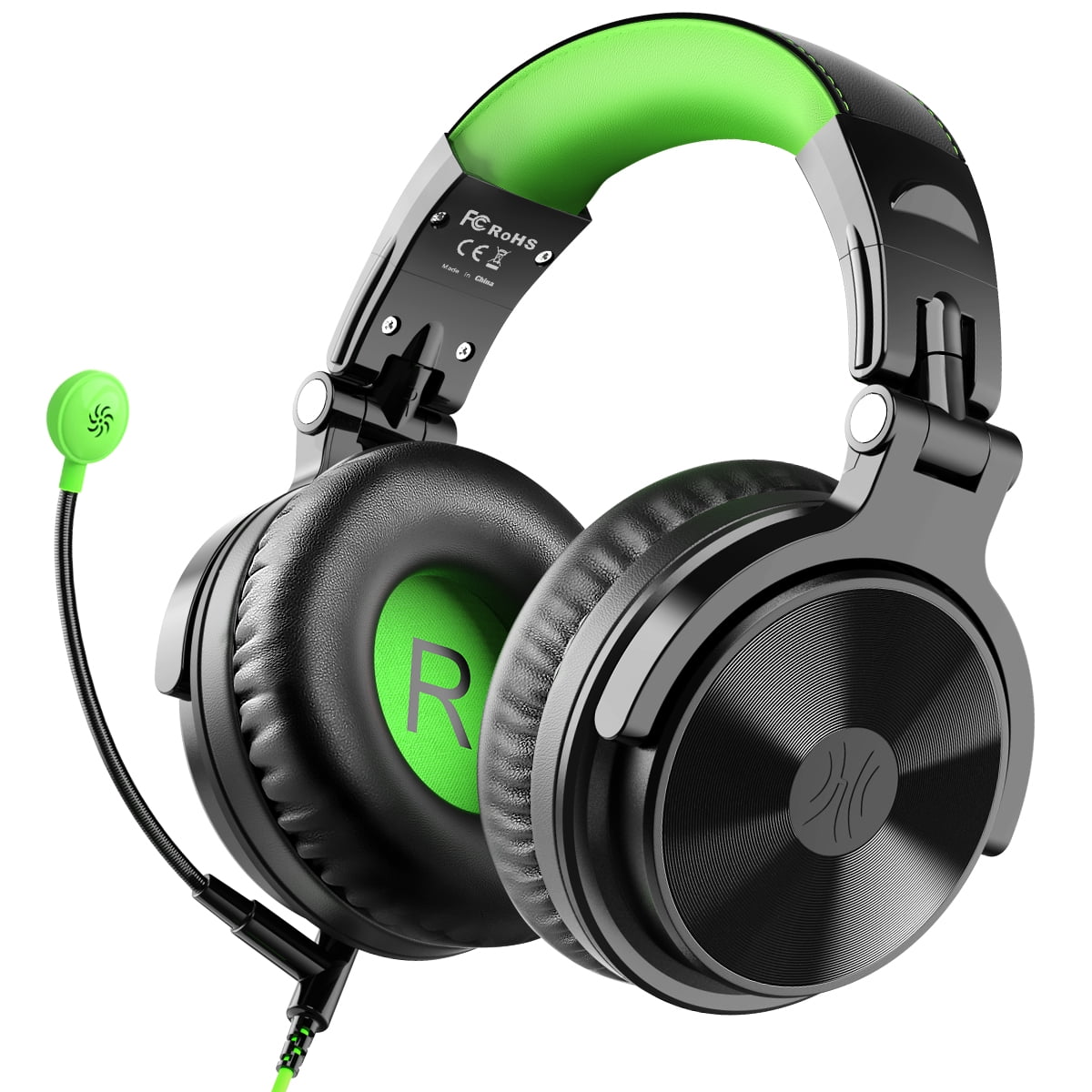 wired headphones with mic and mute button