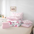 thumbnail image 3 of Manfei Bowknot Ghost Bedding Queen Size, Boo Halloween Bed Set, Teenager Boys Girls Reversible Bedding Sets Queen Size, Lightweight Bedroom Decoration, 7pcs, 3 of 7