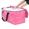 thumbnail image 4 of Unique Bargains 4 Packs Clothes Storage Bags Moving Bags Pink 27*14*14in, 4 of 7