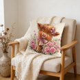 thumbnail image 7 of Throw Pillow Cover 18x18 Inch Cute Patterns Print Soft Breathable Hidden Zipper Decorative for Sofa Living Room by MPOISVA, 7 of 7