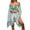 Green, variant on Inleife Womens Swimsuits Cover Up Women's Swimsuit Swimsuit Bikini Lace Up Swimsuit Long Skirt Chiffon Two-Piece Set