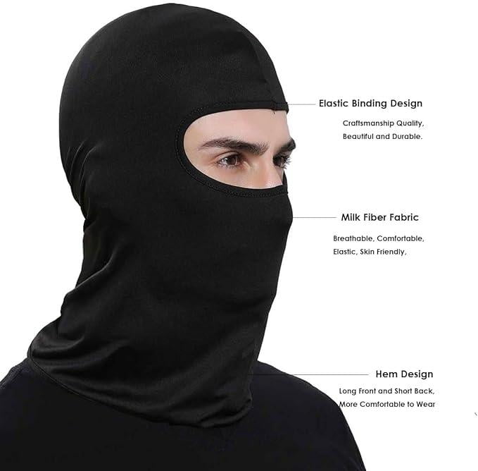 Ski Mask for Men 1-3 Counts Balaclava Face Mask Women Summer Shiesty Mask Full Head for Motorcycle Helmet Sun UV Protection Protective Gear Riding