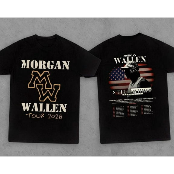 Morgan Tour Wallen Still The Problem Tour 2026 T-shirt, Sizes S-5XL - Gategoo