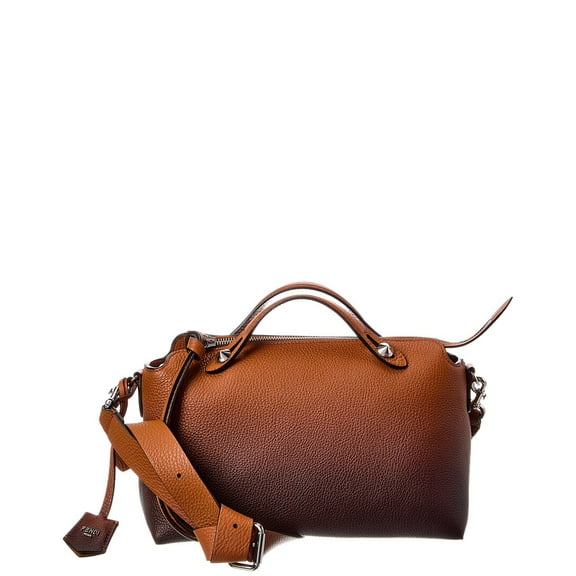 FENDI By The Way Soft Medium Leather Shoulder Bag, Brown