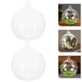 thumbnail image 3 of Transparent Glass Globe Terrarium for Home Hanging Air Plant Display 2pcs, 3 of 9