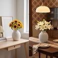 thumbnail image 7 of Retro Ceramic Flower Vase Solid Base Planter Decorative Ornament for Living Room Table Floral Arrangement, 7 of 7