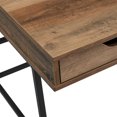 thumbnail image 4 of 42" 3 Drawer Angled Front Desk - Reclaimed Barnwood, 4 of 7