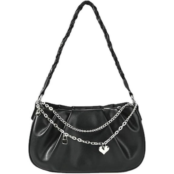 Kukuzhu Hobo Purse for Women Y2K Purse Stylish Shoulder Bag Handbags Women Satchel Bags with Woven Strap 2023