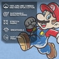 thumbnail image 4 of Toddler's Nintendo Colored in Mario Graphic Tee Light Blue 5T, 4 of 8