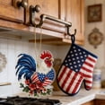 thumbnail image 4 of SHENGXINY 4th of July Hanging Decorations Banner Patriotic Rooster Acrylic Flag Ornament for Christmas Tree Car and Home Decorations, 4 of 5