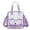 Purple, variant on Clear Tote Bag Stadium Approved, Large Heavy Duty Transparent Bookbag Crossbody Handbag for Games & Work