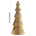 thumbnail image 3 of EverydayNest 25cm 5-Tier Folded Paper Christmas Tree,Handmade Pleated Honeycomb Tabletop Centerpiece,Reusable Foldable Accent for Holiday Home Party Decor, 3 of 5